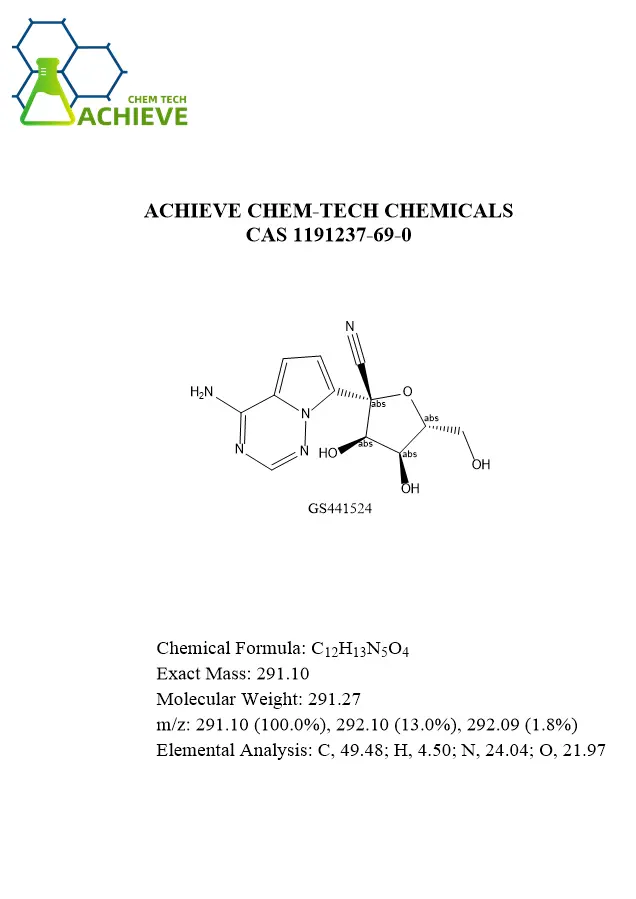 GS 441524 powder | Shaanxi BLOOM Tech Co., Ltd GS 441524 powder | Shaanxi BLOOM Tech Co., Ltd